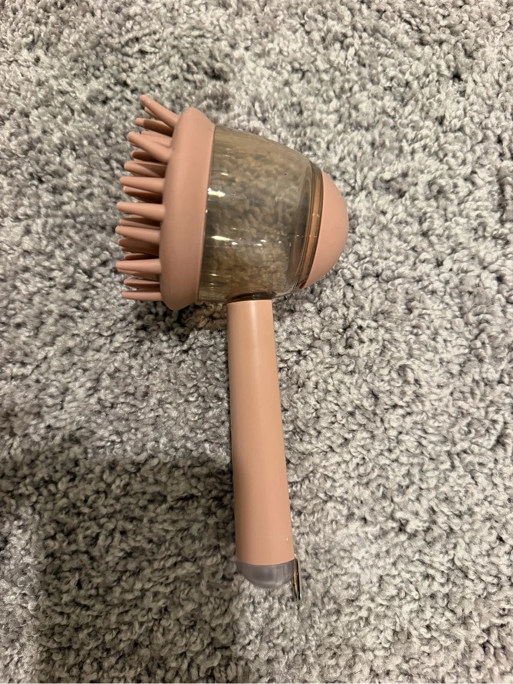 Silicone Scalp & Body Cleansing Brush in Blush Pink